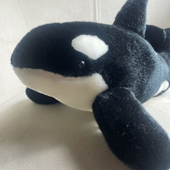 Seaworld Shamu Orca Whale Plush Stuffed Animal Toy - Picture 6 of 8